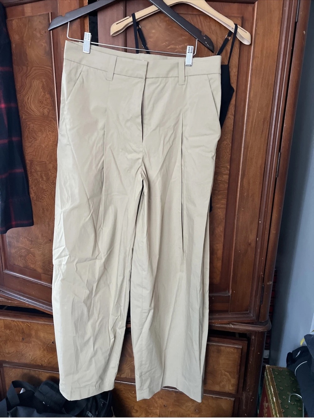 A.L.C. RyderWide-Leg Pants cotton blend Tuscan tan
